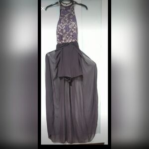 NEW Emerald Sundae - Dark Purple Lace Romper Dress, Juniors, Size Small